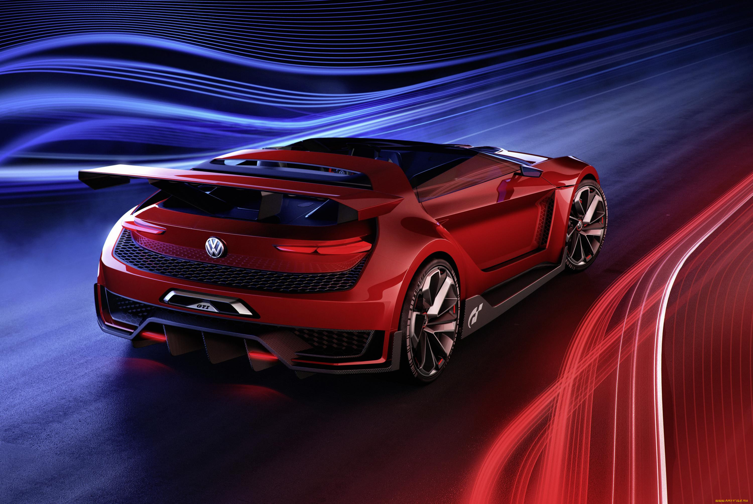 volkswagen gti roadster concept 2017, , 3, volkswagen, 2017, concept, roadster, gti